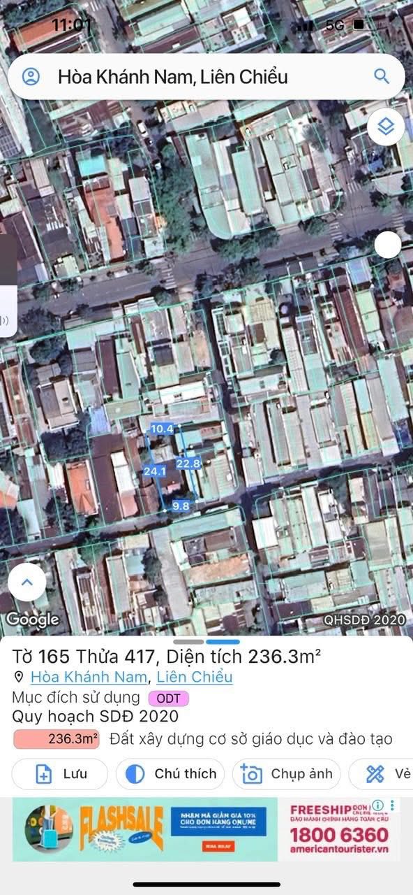 Đất nền tại 33 Nam Cao, quận Liên Chiểu - Diện tích 118m², giá 4.55 tỷ - Cơ hội đầu tư hấp dẫn!