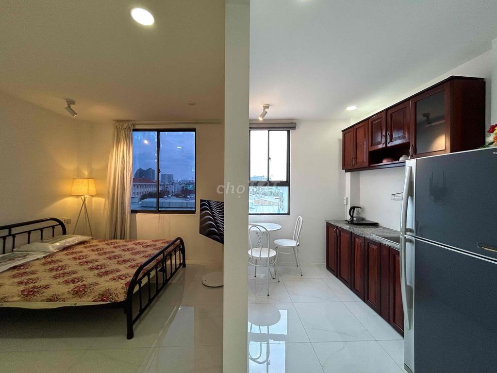 Căn hộ dịch vụ Nguyễn Văn Luông Quận 6 30m² giá 7.5 triệu - Tách bếp mới 100% có Tivi, Wifi riêng