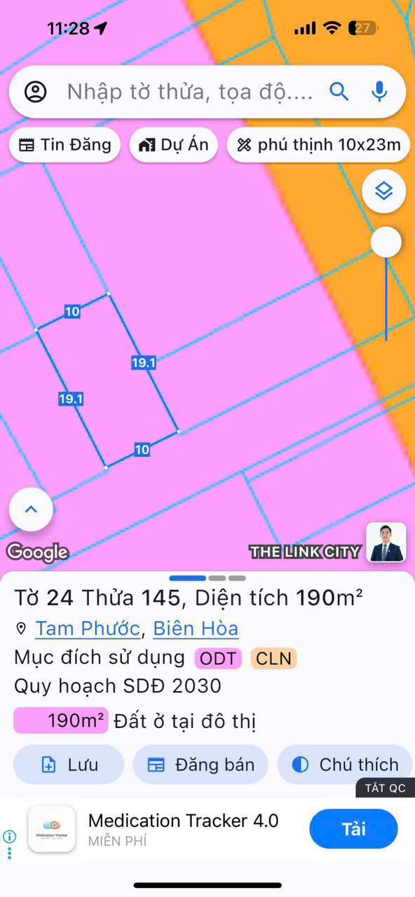 Đất nền phường Tam Phước Biên Hòa 80m² giá 1.59 tỷ - Đầu tư sinh lời nhanh chóng!