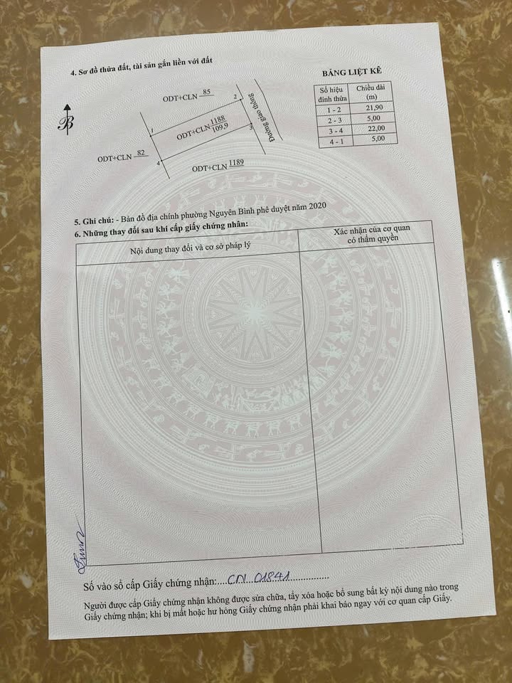 Đất nền Nguyên Bình Nghi Sơn 110m² giá 1 tỷ - Đường ô tô thông thoáng!