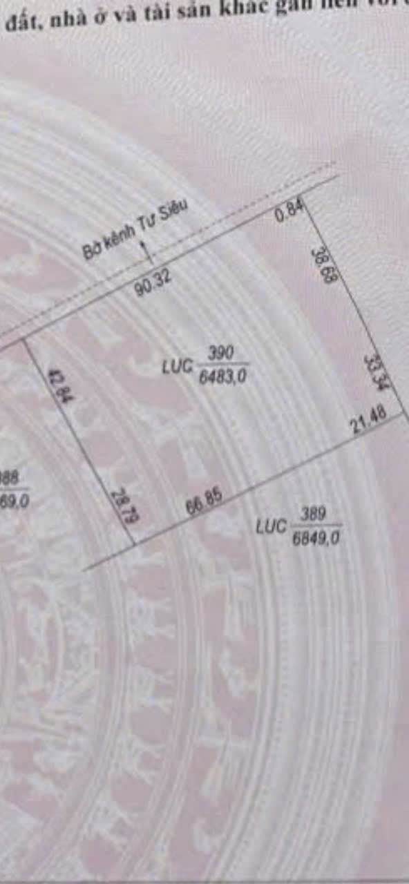 Đất Vĩnh Trạch, Thoại Sơn, An Giang 6500m² giá 1.04 tỷ - Mặt tiền 90m, thuận lợi sản xuất