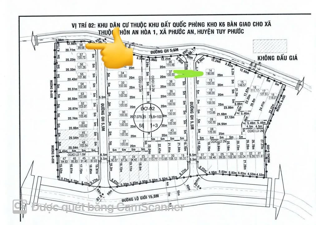 Đất nền lô góc 90m² tại Cụm công nghiệp Phước An - Hướng Đông, giá chỉ 5xx triệu!
