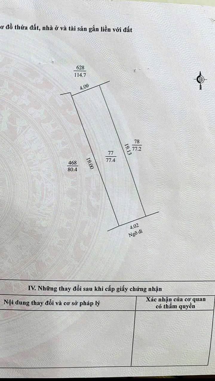Đất nền Tân Bình, Hải Dương 77.4m² giá 2.6 tỷ - Vị trí đẹp, ô tô vào tận nhà!
