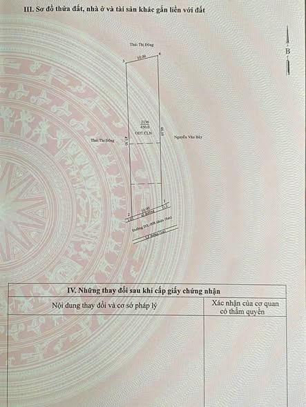 Đất nền Thủ Dầu Một 460m² giá 7.59 tỷ - Mặt tiền đường DX 08 thuận lợi!