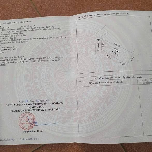 Đất nền Danh Thắng Hiệp Hòa 135,4m² giá 1 tỷ - Cơ hội đầu tư tiềm năng!