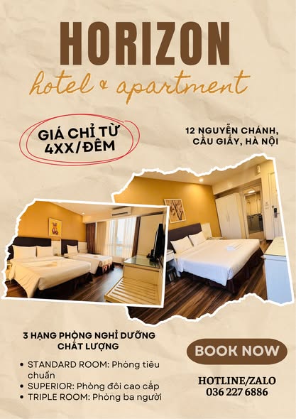 Căn hộ Horizon Hotel Apartment tại Cầu Giấy - Cho thuê phòng đẹp, tiện nghi