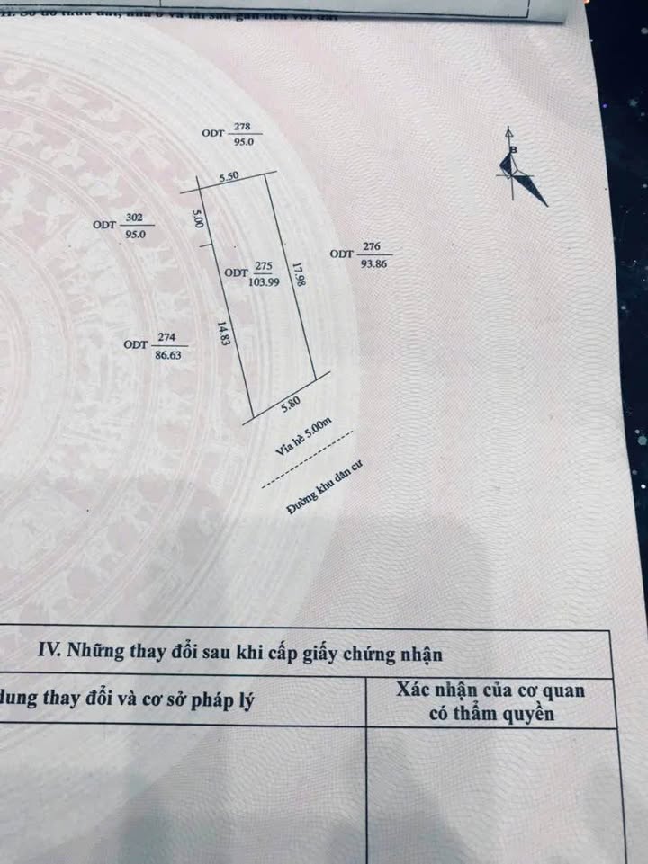 Bán đất khu đô thị Việt Hòa, Hải Dương 103m² - Sổ hồng chính chủ, giá tốt