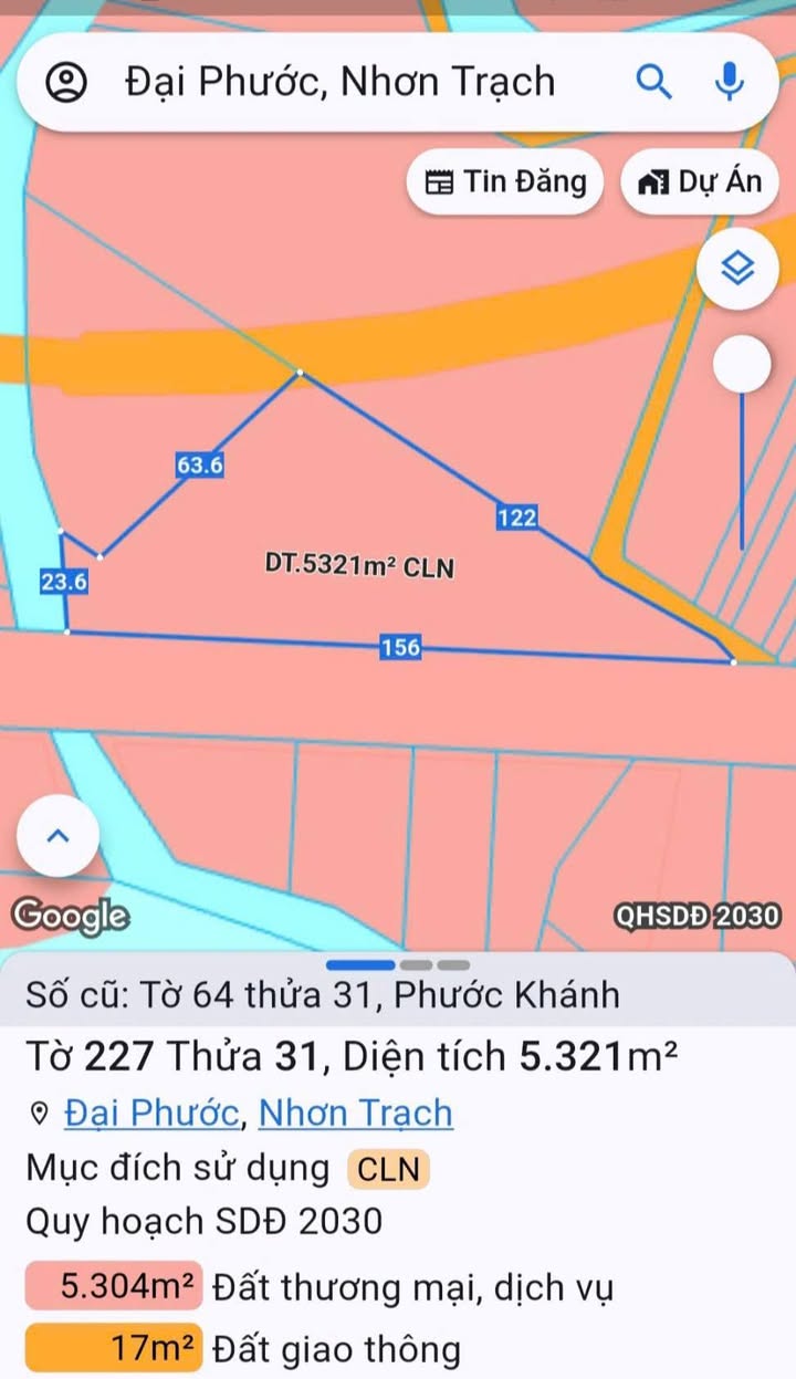 Đất vườn 5321m² xã Phước Khánh, Nhơn Trạch - Cơ hội đầu tư hấp dẫn!