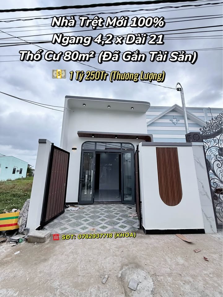 Nhà trệt hẻm ô tô Dương Kỳ Hiệp 80m² giá 1.25 tỷ - Sẵn sàng vào ở!