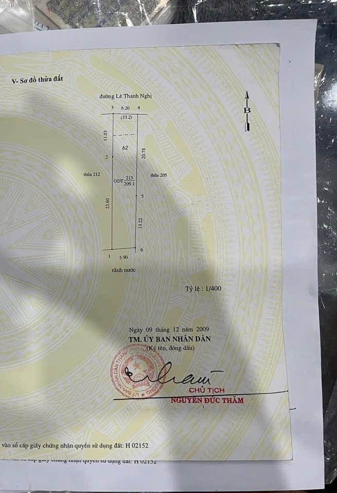 Đất mặt đường Lê Thanh Nghị, Hải Dương 209m² giá 11 tỷ - Vị trí đắc địa cho đầu tư!