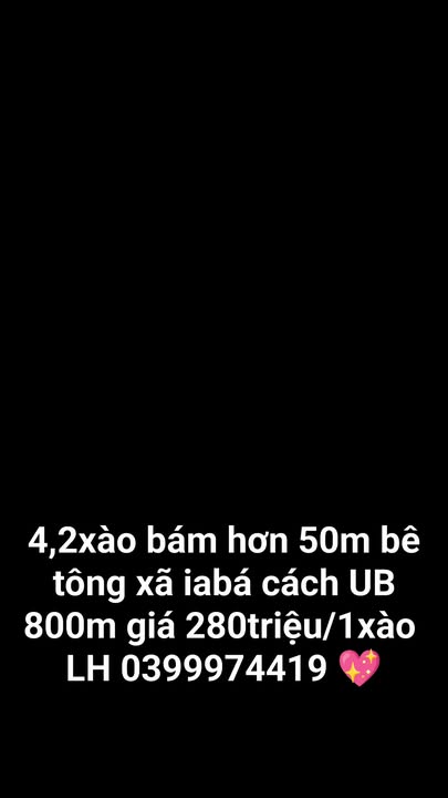 Đất nền góc 2 mặt tiền xã Ia Bă 42000m² giá 1.12 tỷ - Cơ hội đầu tư hấp dẫn!