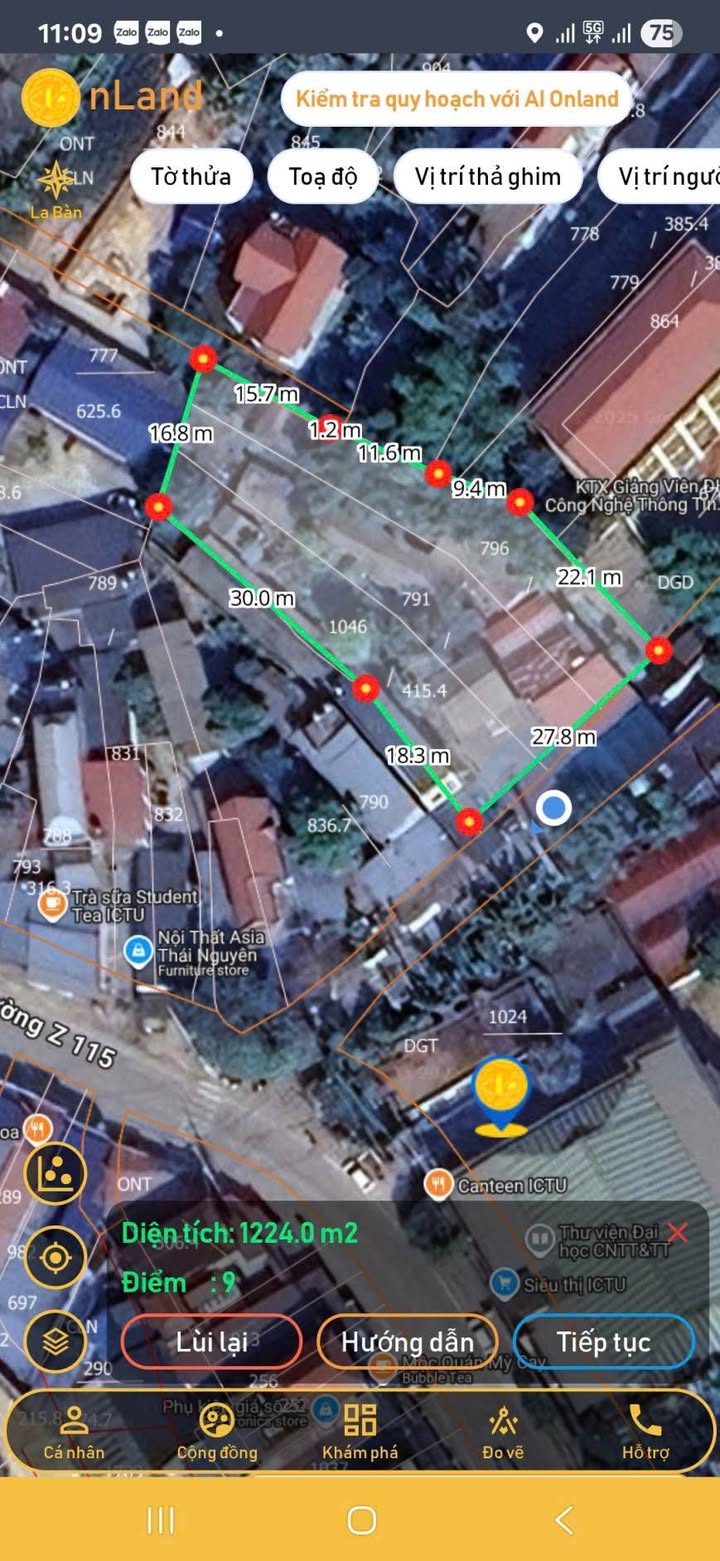 Đất thổ cư 500m² tại Đường Z115 Thái Nguyên giá chỉ 17 tỷ - Cơ hội đầu tư sinh lời!