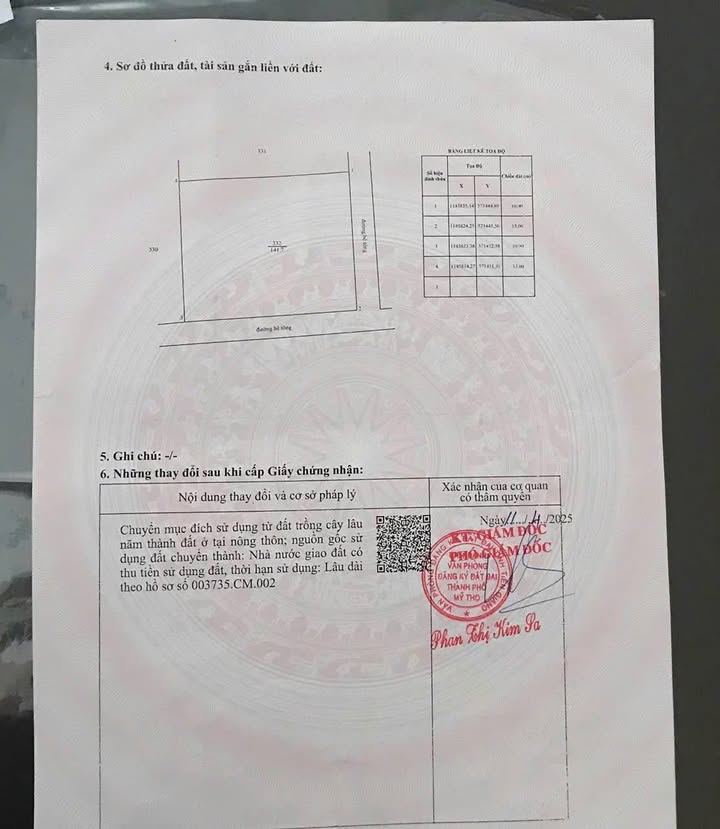 Đất nền Tân Mỹ Chánh, TP Mỹ Tho 141.7m² giá 1.79 tỷ - Lô góc 2 mặt tiền nhựa!