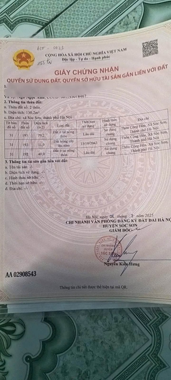 Đất nền Phù Linh, Sóc Sơn 51m² - Lô góc 2 mặt thoáng, giá thỏa thuận!