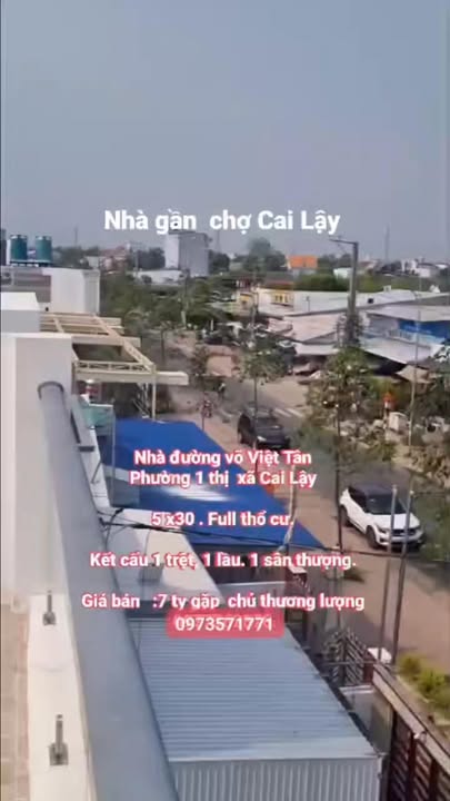 Nhà riêng phường Cai Lậy 150m² giá 6.9 tỷ - Giảm giá mạnh 100 triệu!