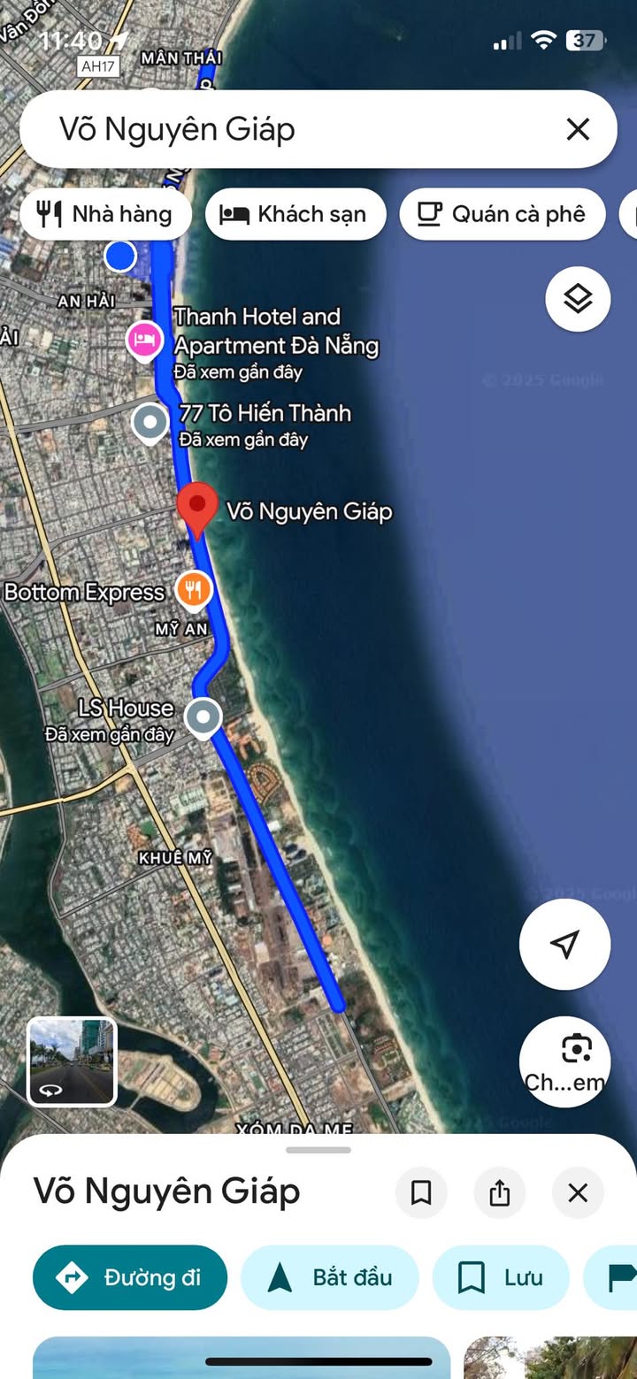 Đất Mặt Tiền Võ Nguyên Giáp Đà Nẵng 187,5m² - Kinh Doanh Đắc Địa!