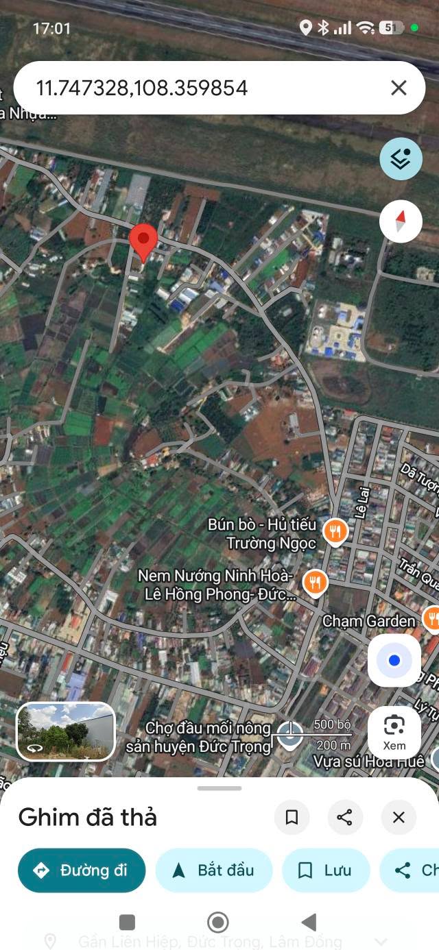 Đất thổ cư Liên Hiệp, Đức Trọng 135m² giá 1.05 tỷ - Cơ hội đầu tư tuyệt vời!