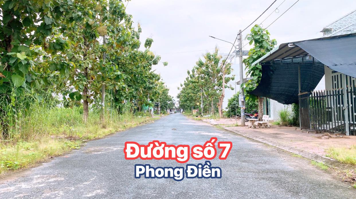 Đất nền đường số 7 Phong Điền 64m² giá 1.62 tỷ - Sổ hồng thổ cư chính chủ!
