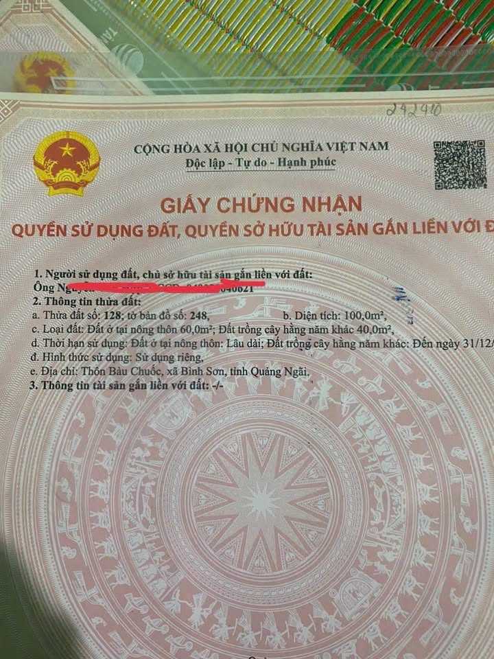 Đất nền Bình Chánh 100m² giá 600 triệu - Đường nhựa 6m, đầu tư sinh lời!