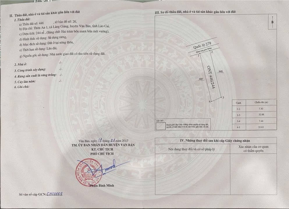 Đất nền Văn Bàn 244m² giá 600 triệu - Cơ hội đầu tư sinh lời!