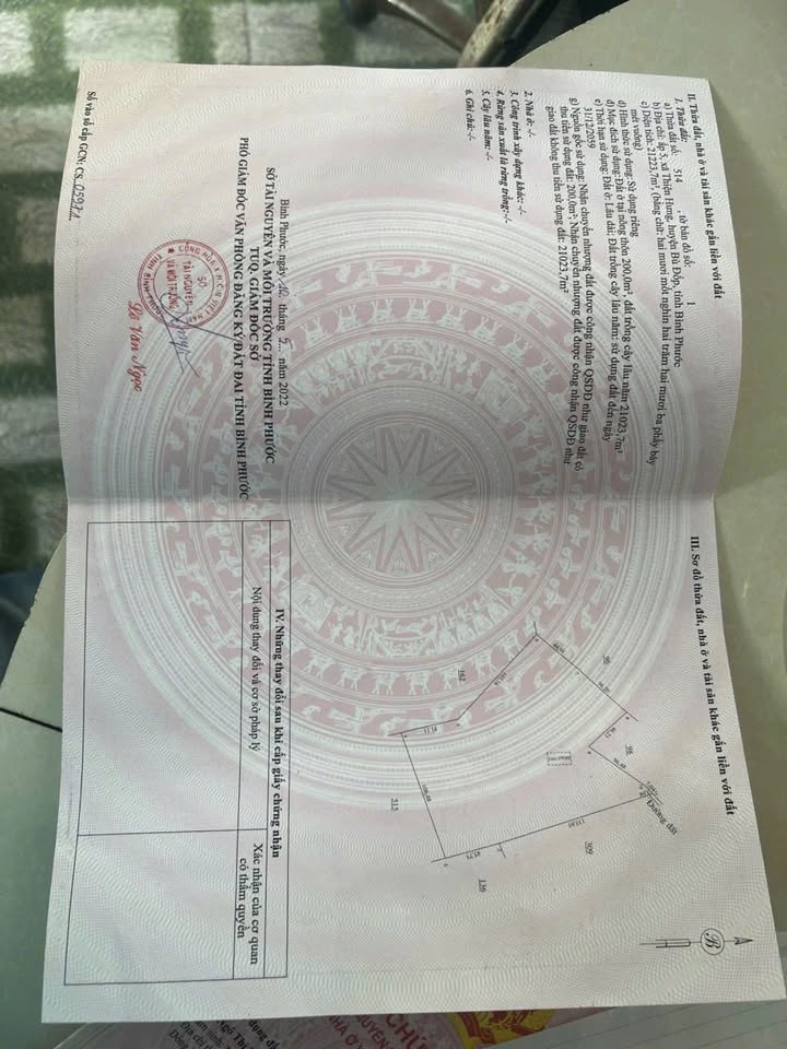 Farm sầu riêng 21,000m² tại Bù Đốp - Giá chỉ 3.36 tỷ, sẵn sàng đầu tư!