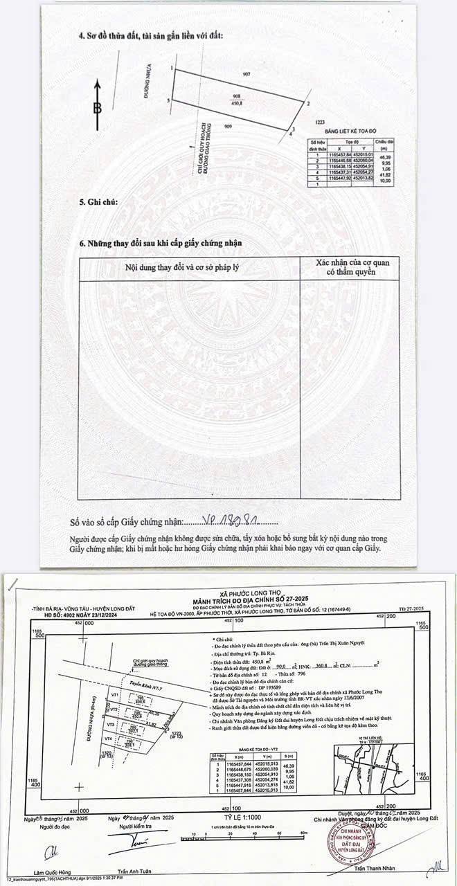 Biệt thự mặt tiền đường 997 Phước Long Thọ 450m² giá 2.06 tỷ - Gần biển, đầu tư sinh lời!