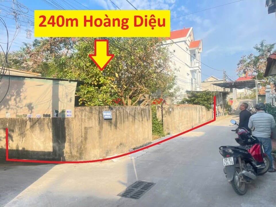 Đất nền Hoàng Diệu - Quảng Bị 240m² giá thỏa thuận - Tiềm năng kinh doanh lớn!