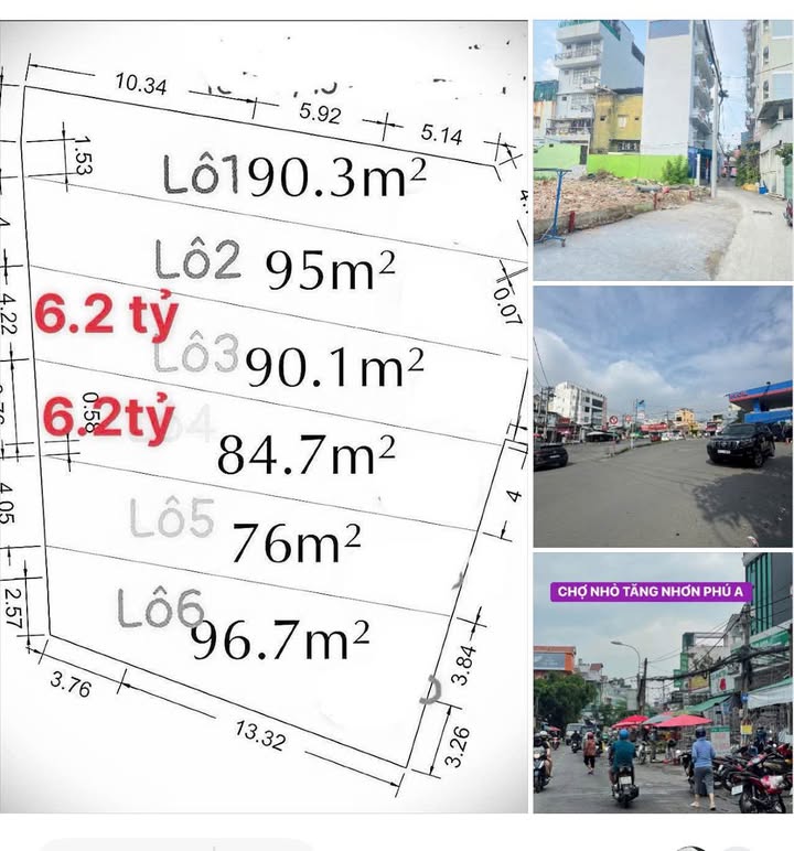 Đất nền Tăng Nhơn Phú A, Quận 9, 90m² giá 6.2 tỷ - Đầu tư sinh lời ngay!