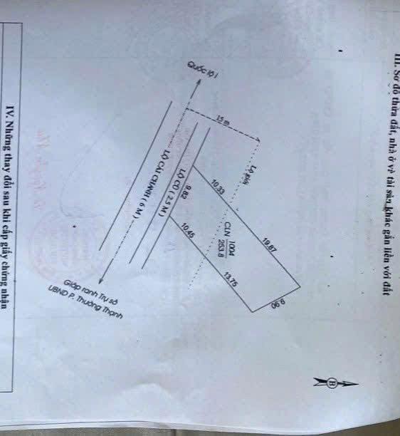 Đất mặt tiền Tỉnh Lộ 925 Cái Răng 253m² giá 2 tỷ - Đầu tư sinh lời ngay!