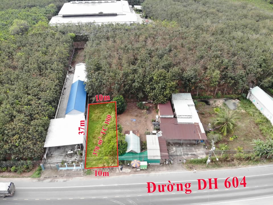 Đất mặt tiền kinh doanh đường DH 604, Bến Cát, 370m² - Cơ hội đầu tư tuyệt vời!