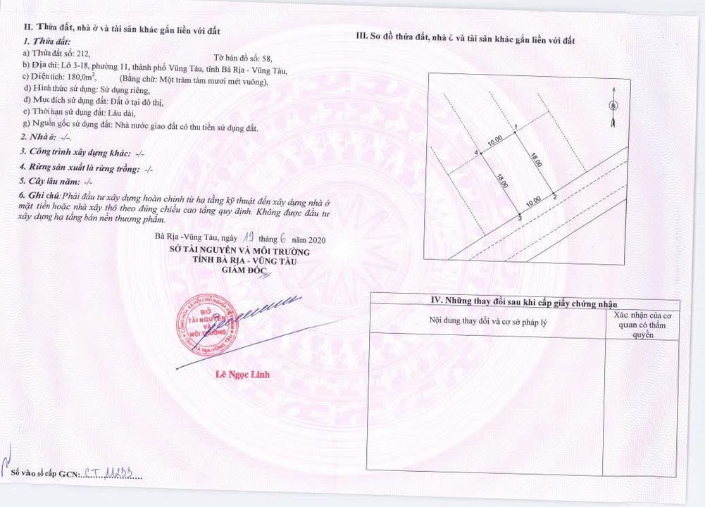 Đất Biệt Thự Phước Sơn, Vũng Tàu 180m² - Khu Dân Trí Cao, Giá Tốt