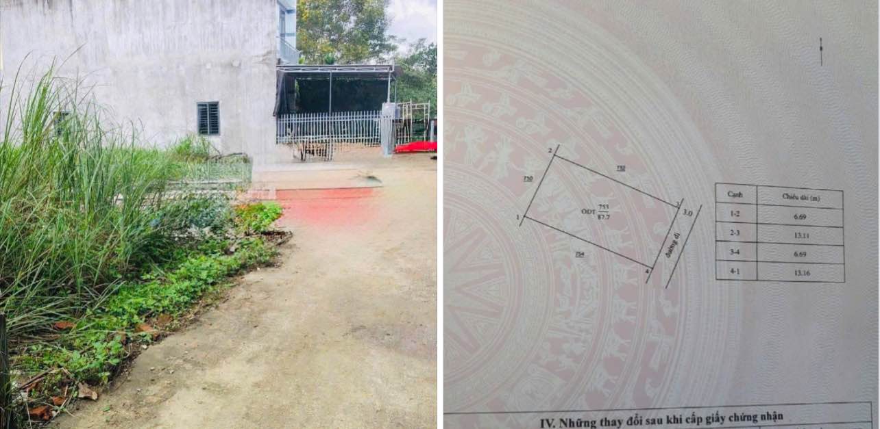 Đất hẻm 244 Hoàng Hoa Thám, Nghĩa Lộ 87,7m² - Giá sốc chỉ 5xx triệu!