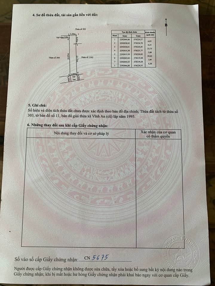 Đất nền Vĩnh Thuận, An Lão 154m² giá 1.232 tỷ - Chính chủ bán gấp!