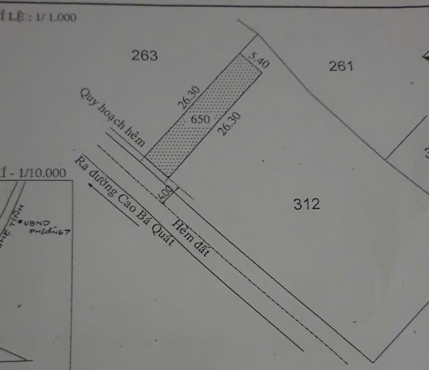 Đất nền mặt tiền đường Cao Bá Quát, Đà Lạt 142m² giá 3.3 tỷ - Cơ hội đầu tư tuyệt vời!