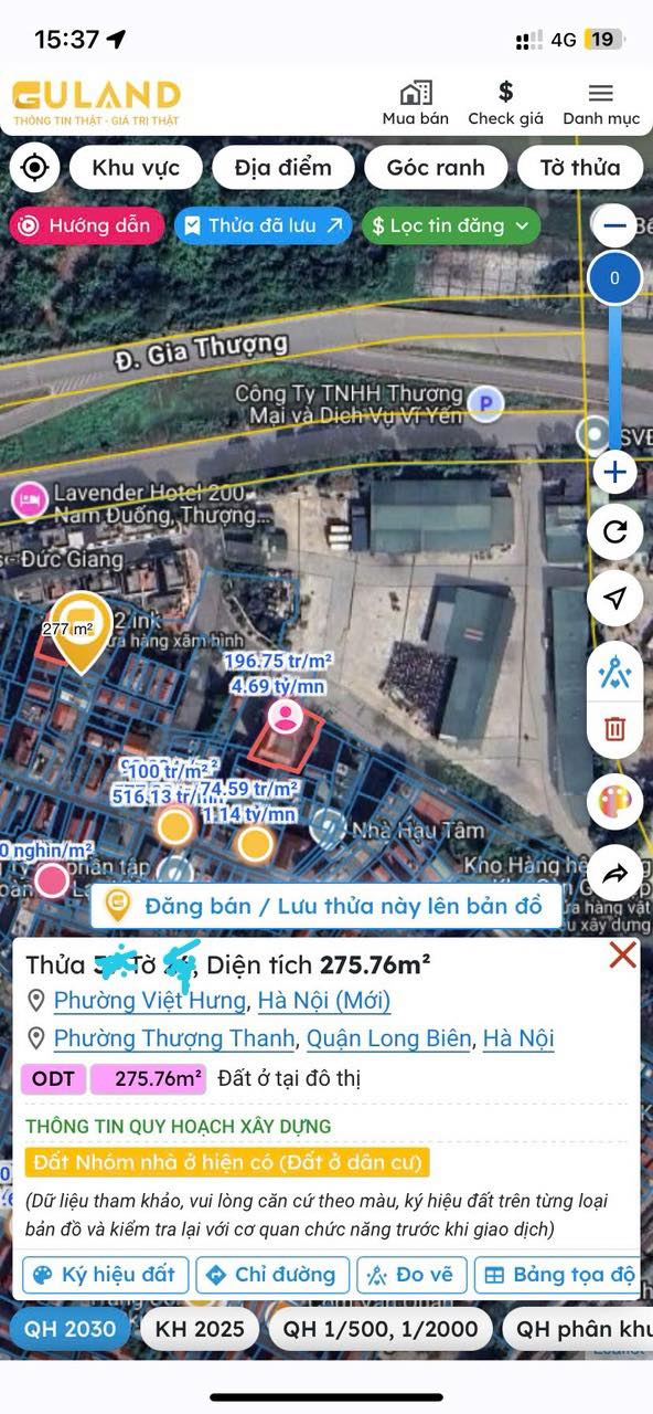 Đất thổ cư 383m² tại Việt Hưng, Long Biên - Cơ hội đầu tư tuyệt vời!