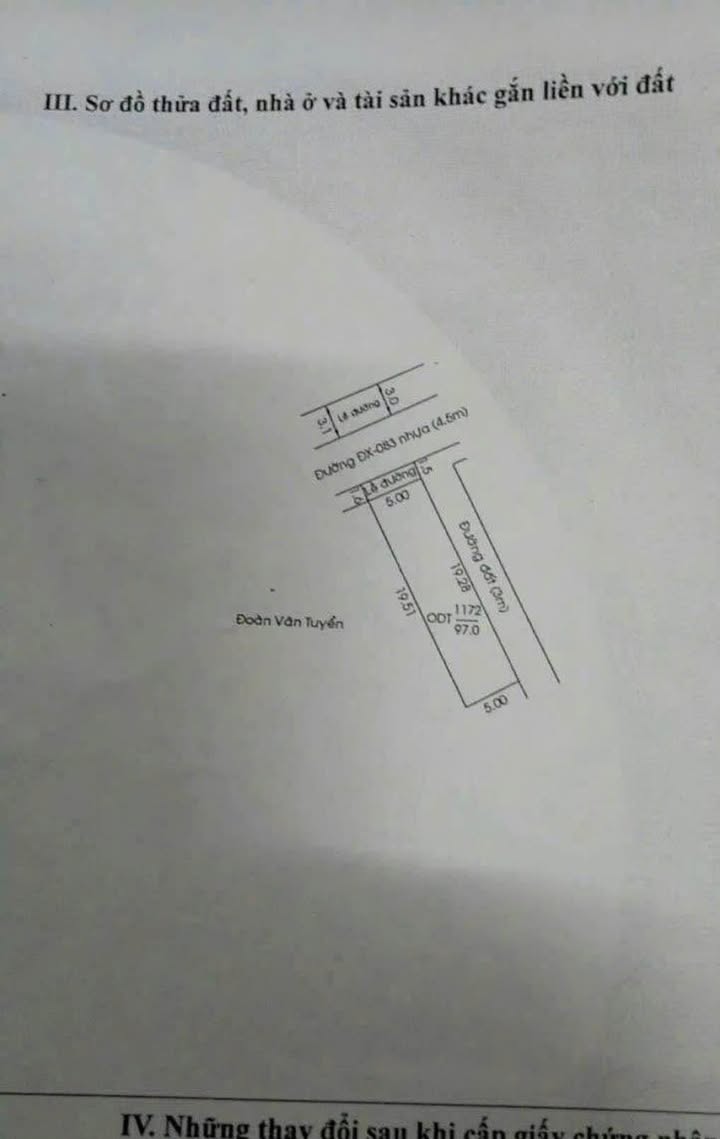 Đất nền Định Hòa Thủ Dầu Một 5195m² giá 2 tỷ - Cơ hội đầu tư lý tưởng!