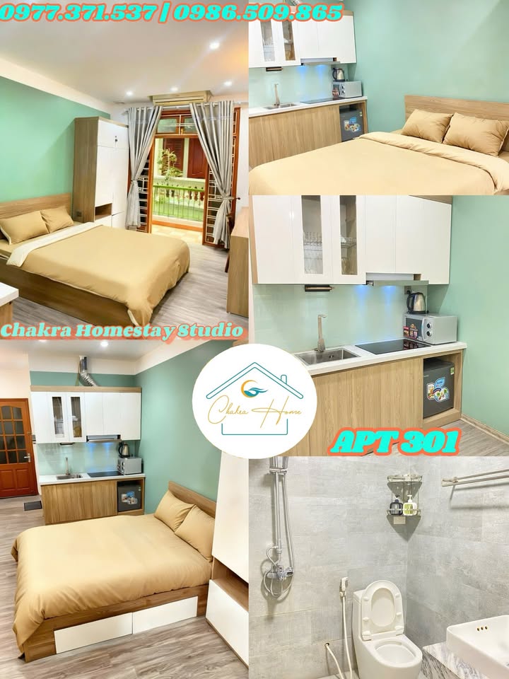 Phòng cho thuê tại APT 301 Chakra Homestay Ngọc Hà Ba Đình - Chỉ còn 1 phòng duy nhất!