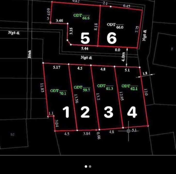 Đất Cẩm Đông 59m² giá 800 triệu - Gần chợ, ô tô vào tận nơi!