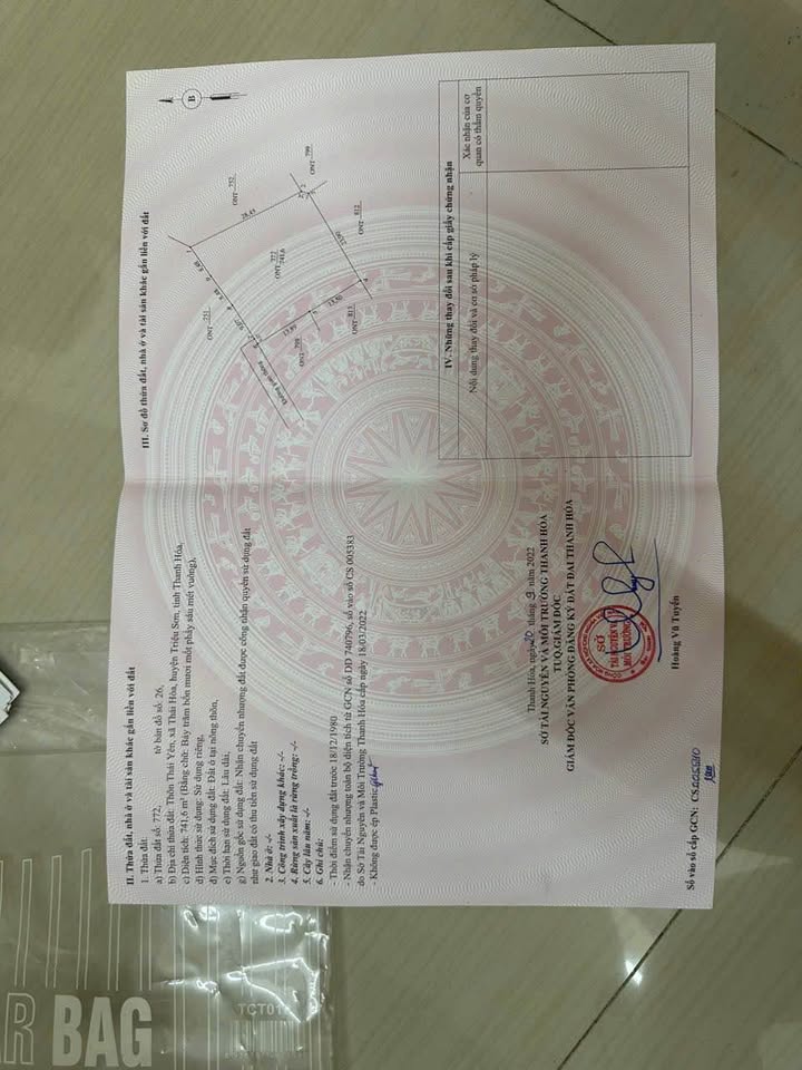 Đất nền Thái Hoà, Triệu Sơn 800m² - Đầu tư lý tưởng với giá thỏa thuận!