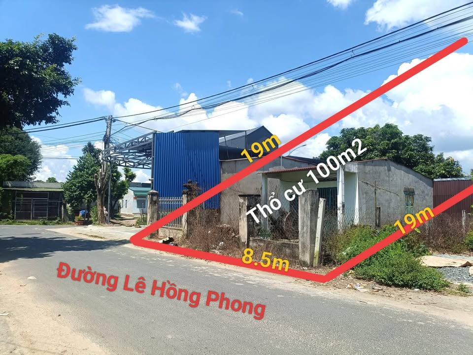 Đất mặt tiền đường Lê Hồng Phong, Liên Sơn Lắk 161m² - Đầu tư sinh lời ngay!
