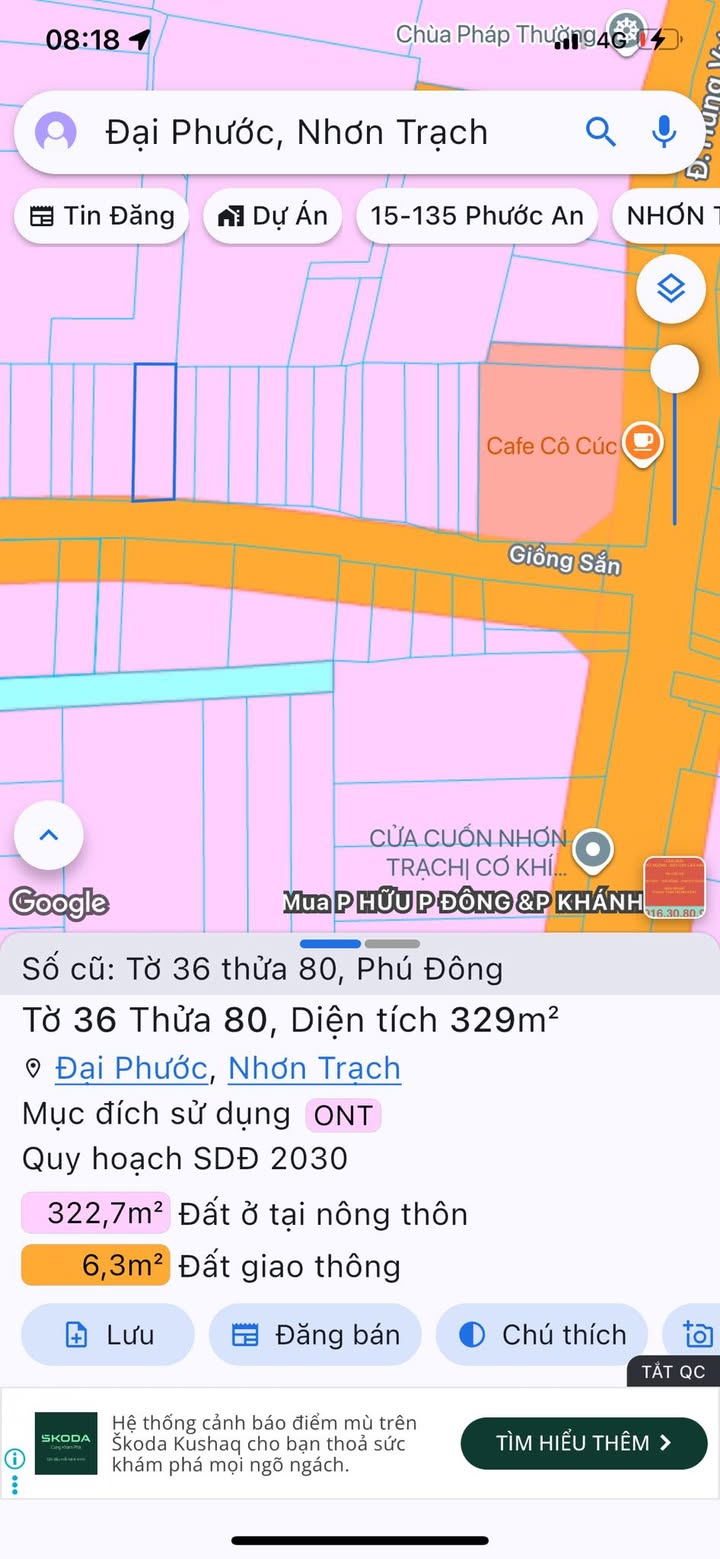 Đất thổ cư Phú Đông Nhơn Trạch 330m² - Mặt tiền đường Hùng Vương, cơ hội đầu tư tuyệt vời!