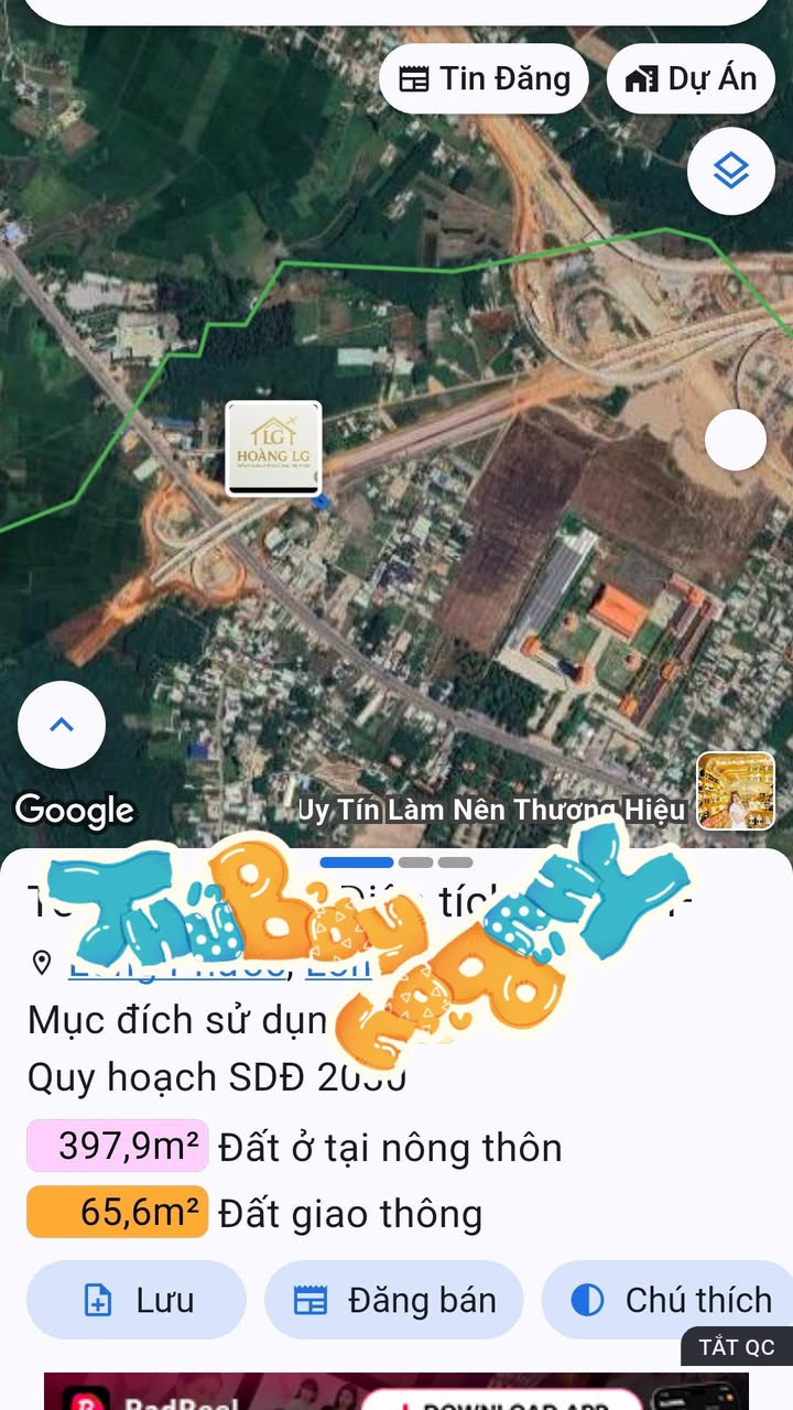 Đất Long Phước, Long Thành 464m² - Vị trí đắc địa gần sân bay quốc tế