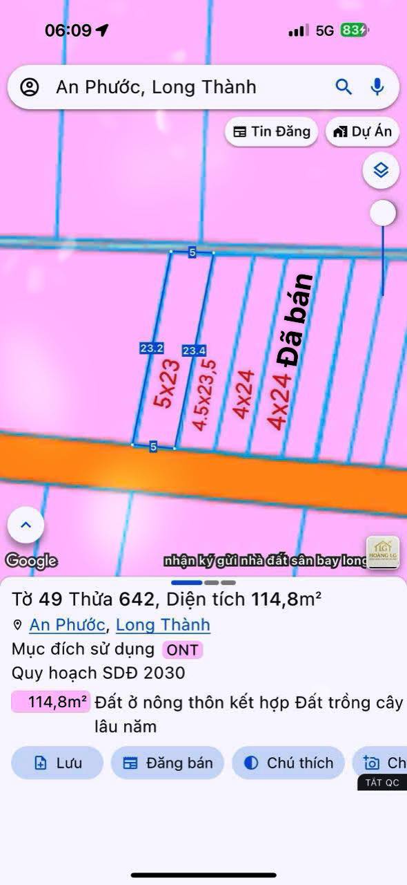 Đất nền Ấp 5 An Phước 115m² giá 1.3 tỷ - Sổ đỏ chính chủ, vị trí thuận lợi!