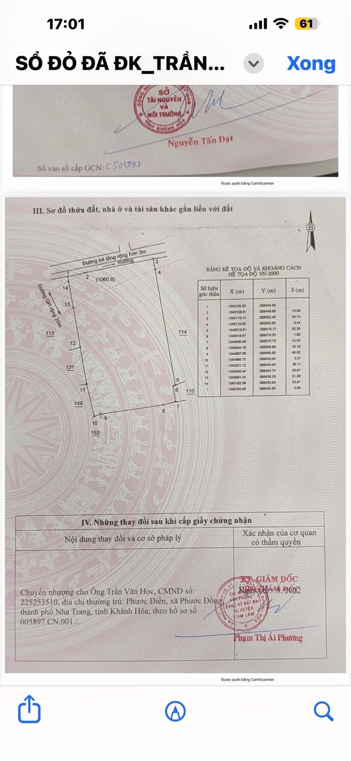 Đất nền Suối Tân Cam Lâm 7.700m² giá 14.63 tỷ - Khu dân cư an toàn, ổn định