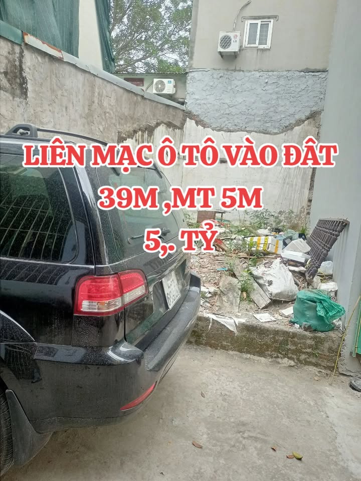 Đất Liên Mạc 39m² giá 5 tỷ - Đón đầu sự phát triển TP ven sông!