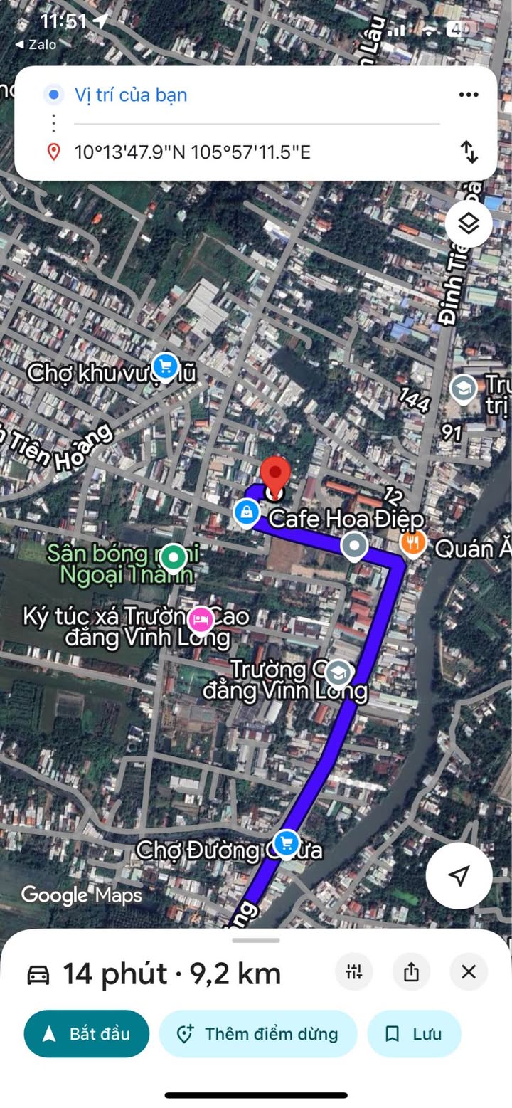 Bán đất Vĩnh Long 315m² giá 4.043 tỷ - Phù hợp xây nhà trọ kinh doanh!