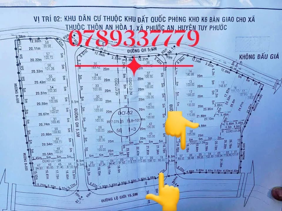 Đất nền Phước An, Tuy Phước 89m² - Giá chỉ 700 triệu, đầu tư sinh lời!