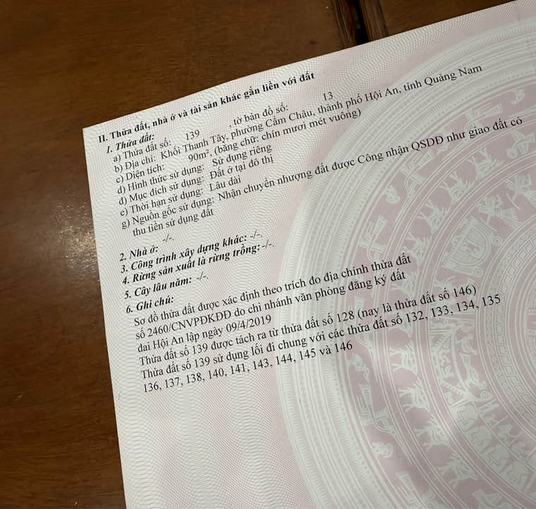 Đất nền Cẩm Châu, Hội An 90m² giá 2.3 tỷ - Đầu tư sinh lời ngay!