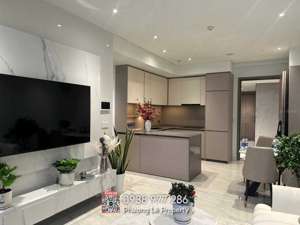 Căn hộ The Opera Thủ Thiêm 69m² giá 30 tỷ - View pháo hoa sông Sài Gòn!