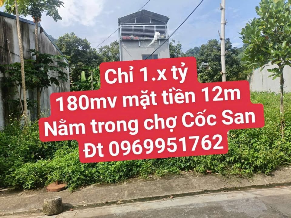 Lô đất 180m² Thôn Tòng Chú 3, Cốc San, Bát Xát chỉ 1 tỷ - Sổ đỏ chính chủ!